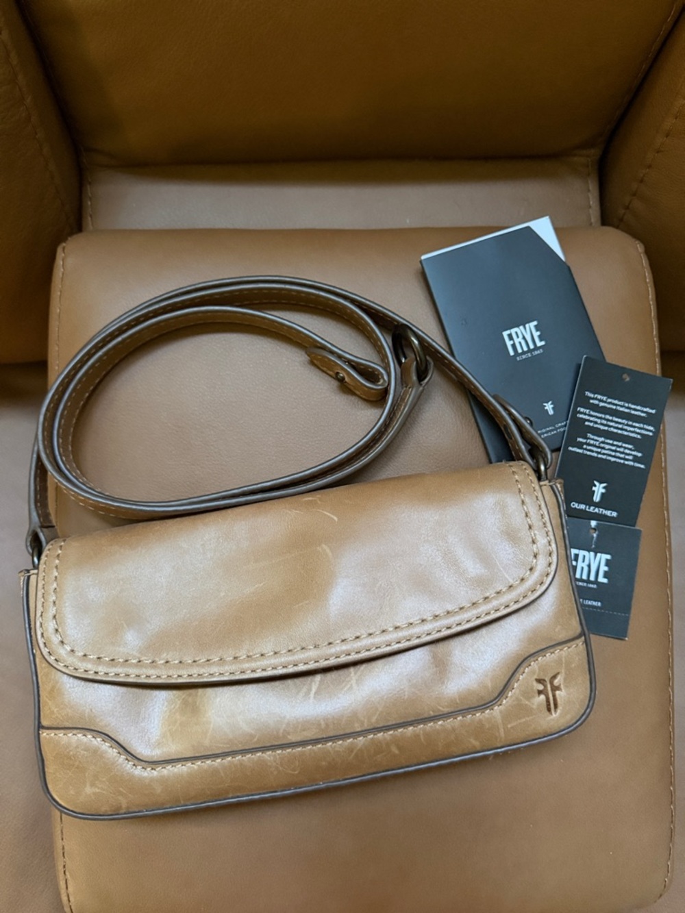 Frye melissa convertible mini flap purse - Picture 8 of 10